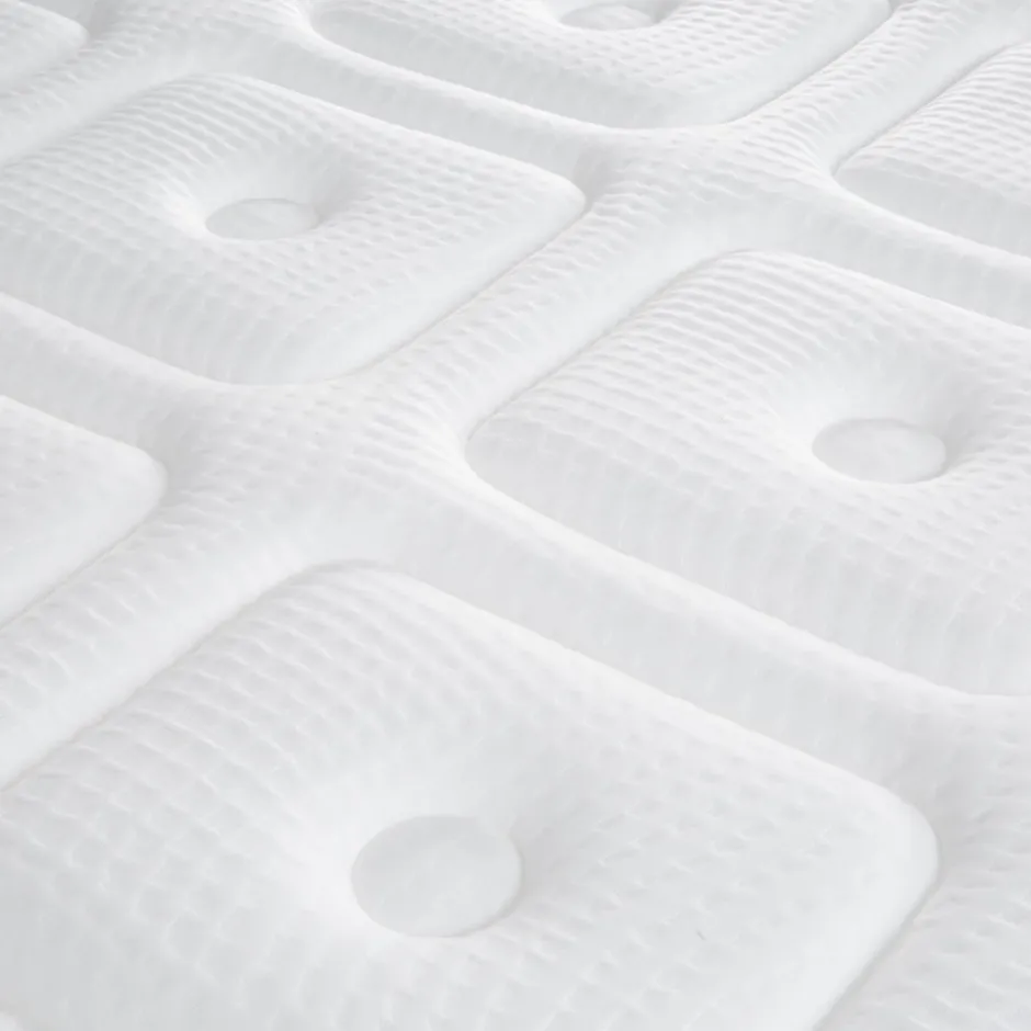 Hypsom Pack Montesquieu 180x200 cm Matelas Ressorts + Sommier Bois + Accessoires New