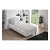 Deko Dream Pack pret a dormir MALIN - Matelas + sommier 90 x 190 + couette + oreiller Sale