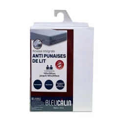 Bellecour Pack Privilège 90x200 cm Matelas Ressorts + Sommier Bois + Protège matelas anti punaise Outlet