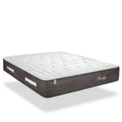 Bellecour Pack Privilège 90x200 cm Matelas Ressorts + Sommier Bois + Protège matelas anti punaise Outlet