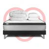 Vitalit Pack sommier kit matelas Mousse polyuréthane à mémoire de forme avec couette et oreillers Hot