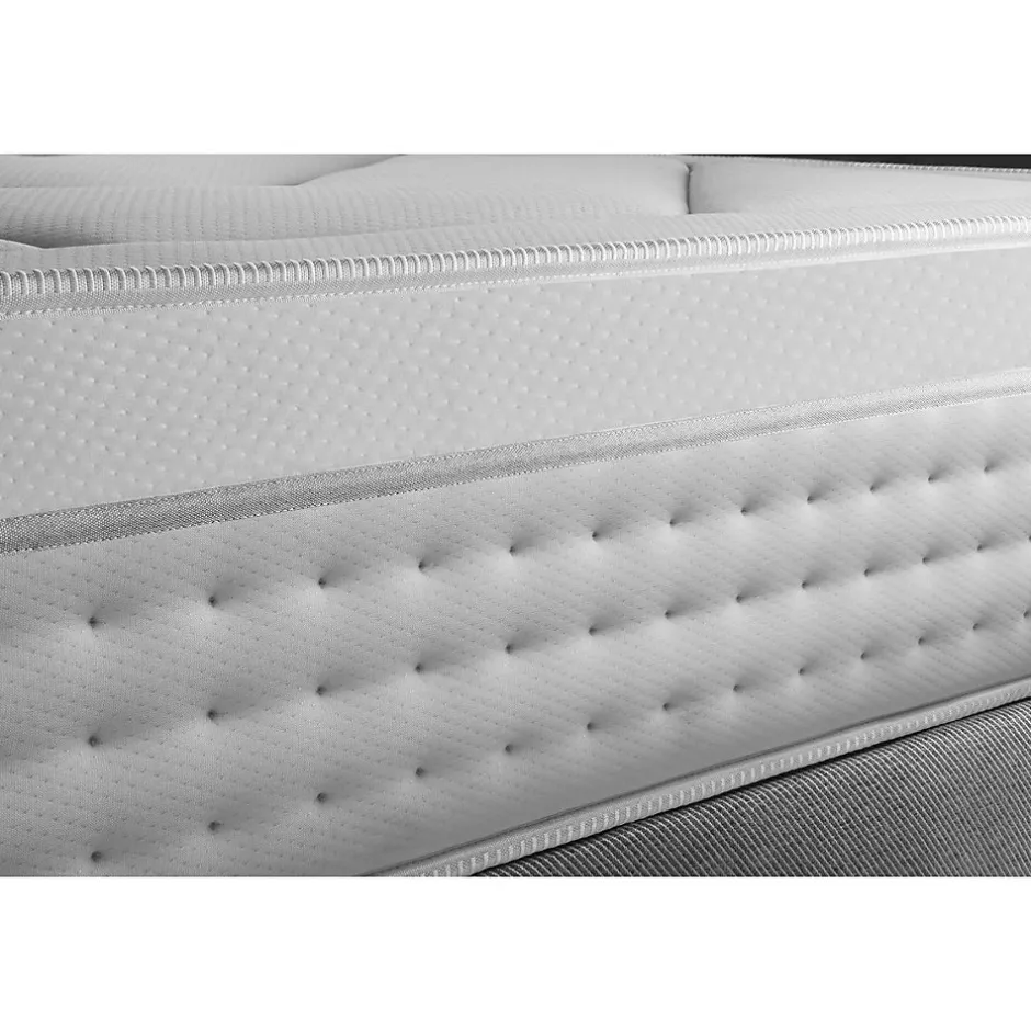 Litier Deluxe Pack sommier kit matelas Ressorts ensachés et mémoire de forme avec couette et oreillers