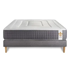 Litier Deluxe Pack sommier kit matelas Ressorts ensachés et mémoire de forme avec couette et oreillers