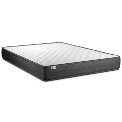 Vitalit Pack sommier kit matelas Mousse polyuréthane à mémoire de forme avec couette et oreillers