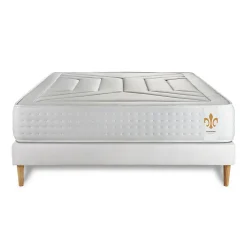 Litier Deluxe Pack sommier kit matelas Ressorts ensachés et mémoire de forme avec couette et oreillers