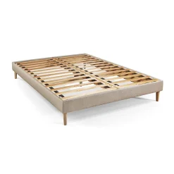 Marmottes & Co Pack sommier kit matelas Mémoire de forme avec couette et oreillers