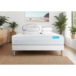 Bodycare Pack sommier kit matelas Mémoire de forme avec couette et oreillers