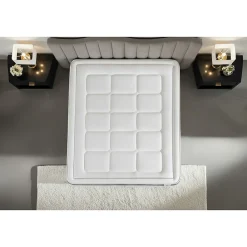 Litier Deluxe Pack sommier kit matelas Ressorts ensachés et mémoire de forme avec couette et oreillers