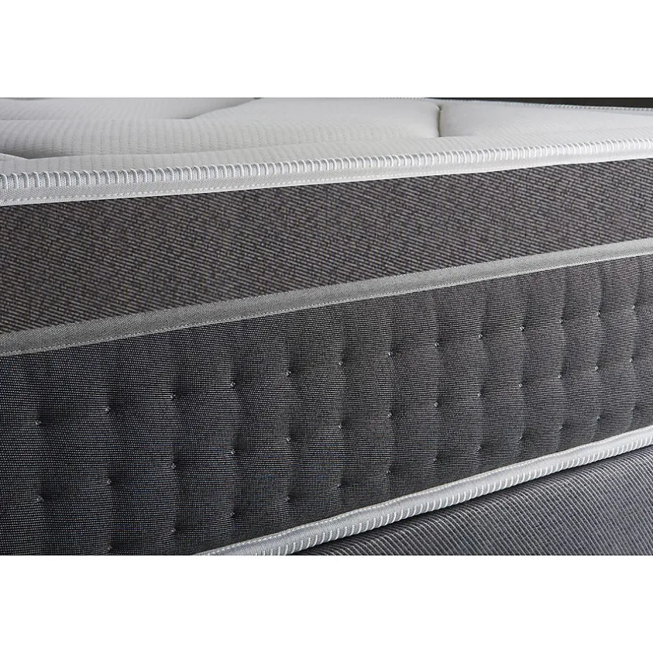 Litier Deluxe Pack sommier kit matelas Ressorts ensachés et mémoire de forme avec couette et oreillers