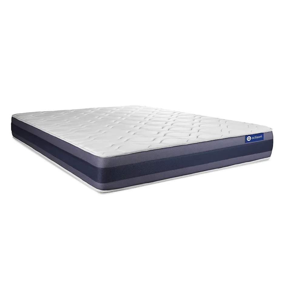 Actisom Pack sommier kit matelas Latex et mémoire de forme avec couette et oreillers Outlet