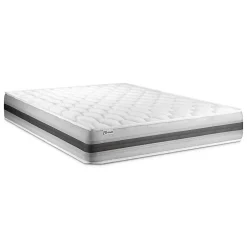 Vitalit Pack sommier kit matelas Ressorts ensachés et mémoire de forme avec couette et oreillers Sale