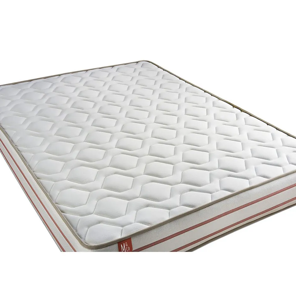 Marmottes & Co Pack sommier kit matelas Mémoire de forme avec couette et oreillers