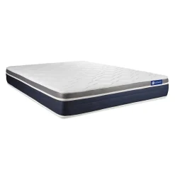 Actisom Pack sommier kit matelas Ressorts ensachés et mémoire de forme avec couette et oreillers Sale