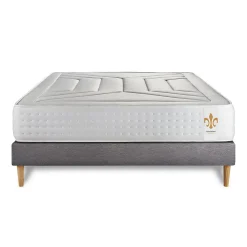 Litier Deluxe Pack sommier tapissier matelas Ressorts ensachés et mémoire de forme avec couette et oreillers