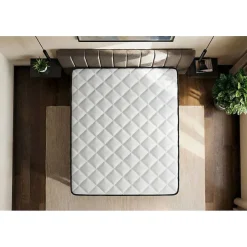 Prestige Literie Pack sommier tapissier matelas Ressorts ensachés et mémoire de forme avec couette et oreillers Clearance