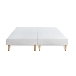 Marmottes & Co Pack sommier tapissier matelas Ressorts ensachés et mémoire de forme avec couette et oreillers Online