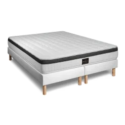 Prestige Literie Pack sommier tapissier matelas Mémoire de forme avec couette et oreillers Clearance
