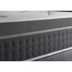 Litier Deluxe Pack sommier tapissier matelas Ressorts ensachés et mémoire de forme avec couette et oreillers