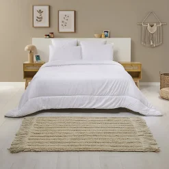 Bleu Calin Pack Été Couette légère 220x240cm + 2 Oreillers 60x60cm ANTI-TRANSPIRATION TOPCOOL