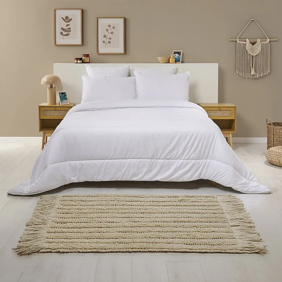 Bleu Calin Pack Été Couette légère 220x240cm + 2 Oreillers 60x60cm ANTI-TRANSPIRATION TOPCOOL