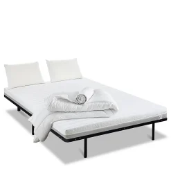 Olympe Literie Pack Venus 180x200 cm Matelas Mousse + Sommier Métal + Accessoires