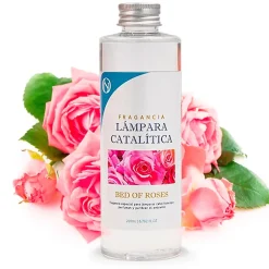 Mamamanuela Parfum Bed of Roses pour lampe catalytique (500 ml) - Élimine les mauvaises odeurs et les impuretés, parfume et nettoie Hot