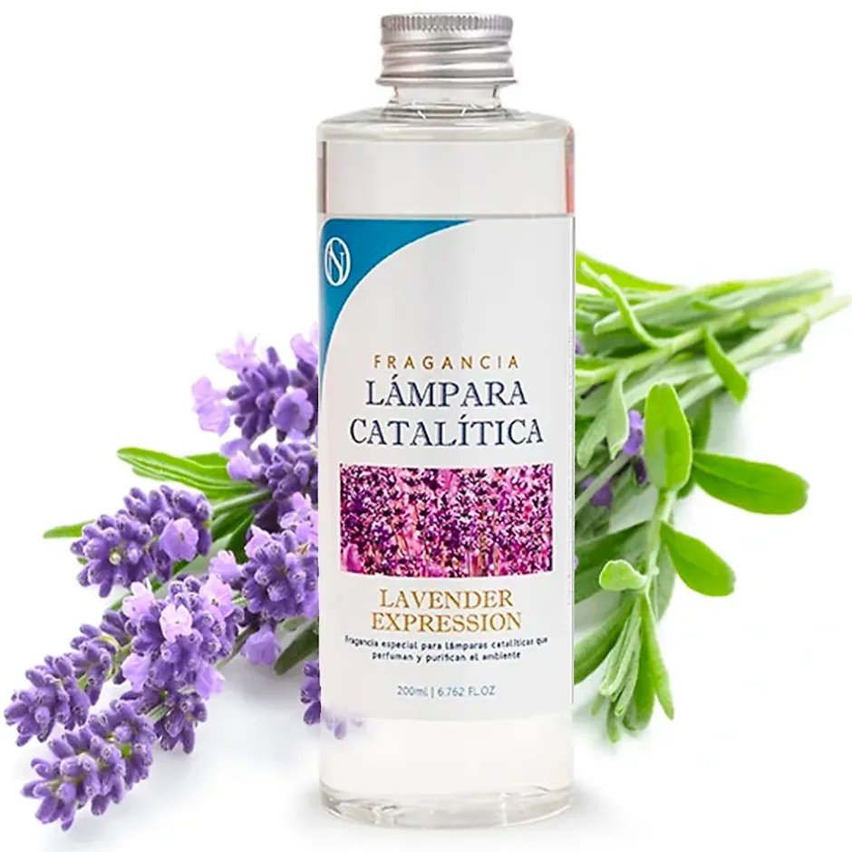 Mamamanuela Parfum Lavender Expression pour lampe catalytique (200 ml) - Élimine les mauvaises odeurs, parfume et nettoie l'environnement Hot