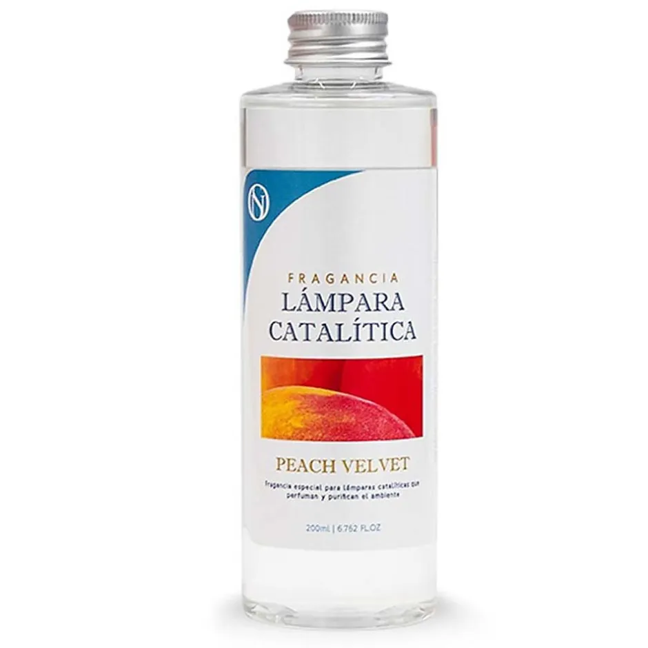 Mamamanuela Parfum Peach Velvet pour lampe catalytique (200 ml) - Élimine les mauvaises odeurs, parfume et nettoie l'environnement