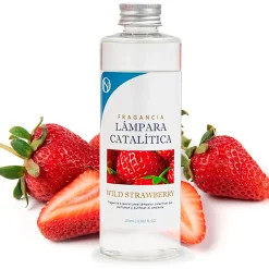 Mamamanuela Parfum Wild Strawberry pour lampe catalytique (500 ml) - Élimine les mauvaises odeurs, parfume et nettoie l'environnement