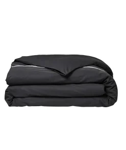 Todays Tools Parrure de lit TODAY Prestige - 220 x 240 cm - 2 personnes - 100% Percale Finition dentelle - Fusain Online