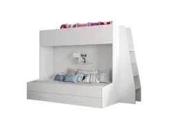 Abiks Meble PARTY 17 Lit superposé 247/165/135 (blanc) Outlet