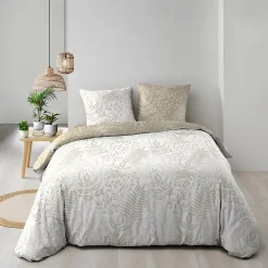 Douceur D'Intérieur Parure 3 p. 240 x 220 cm imprime 57 fils allover cassia Sans New