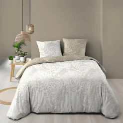 Douceur D'Intérieur Parure 3 p. 240 x 220 cm imprime 57 fils allover cassia Sans New