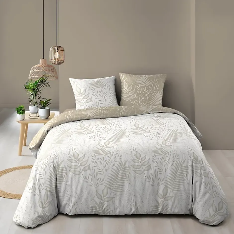 Douceur D'Intérieur Parure 3 p. 240 x 220 cm imprime 57 fils allover cassia Sans New
