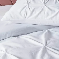 Douceur D'Intérieur Parure 3 Pièces Heloise 100% Coton (260x240 cm - Blanc)