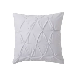 Douceur D'Intérieur Parure 3 Pièces Heloise 100% Coton (240x220 cm - Blanc) New