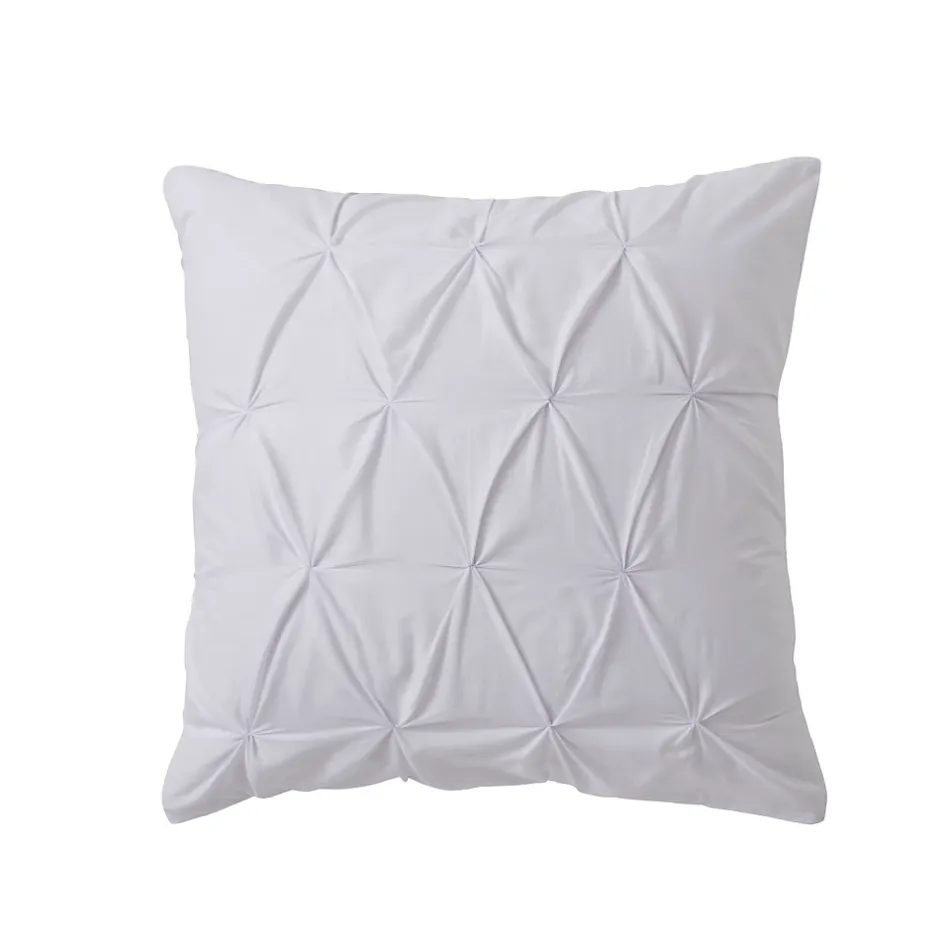 Douceur D'Intérieur Parure 3 Pièces Heloise 100% Coton (240x220 cm - Blanc) New