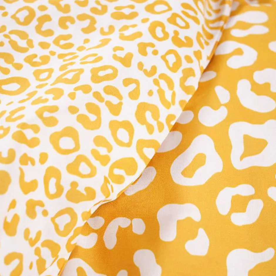 Today Parure de couette 140 x 200 "Funny Tiger" Réversible 100% Coton / 57 Fils/cm²