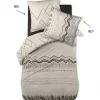 L'Effet Papillon Parure de couette 140 x 200 "Minots" Réversible 100% Coton / 57 Fils/cm² - Berbère Discount