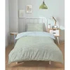 Copenhagen Home Parure de couette "Arri" toutes dimensions 100% Coton / 57 Fils/cm² - Arri Sauge - Parure de couette 140 x 200 cm + 1 Taie d'oreil