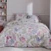 Tradilinge Parure de couette champêtre (140x200 cm - Blanc)