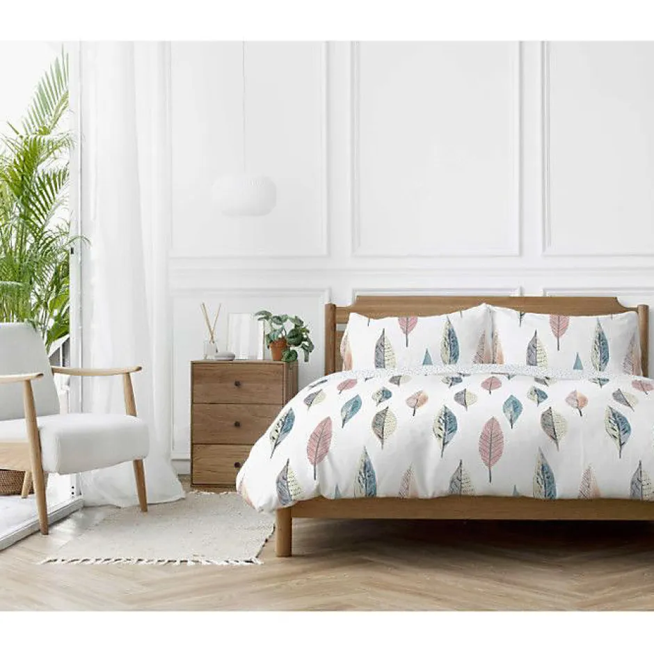 Copenhagen Home Parure de couette "Flynn" toutes dimensions 100% Coton / 57 Fils/cm² - Parure de couette 200 x 200 cm + 2 Taies d'oreiller 63 x 63
