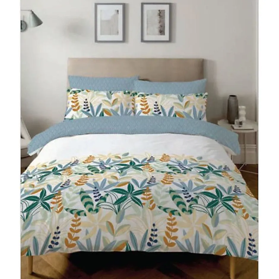 Copenhagen Home Parure de couette "Goyave" toutes dimensions 100% Coton / 57 Fils/cm² - Parure de couette 200 x 200 cm + 2 Taies d'oreiller 63 x 6 Hot