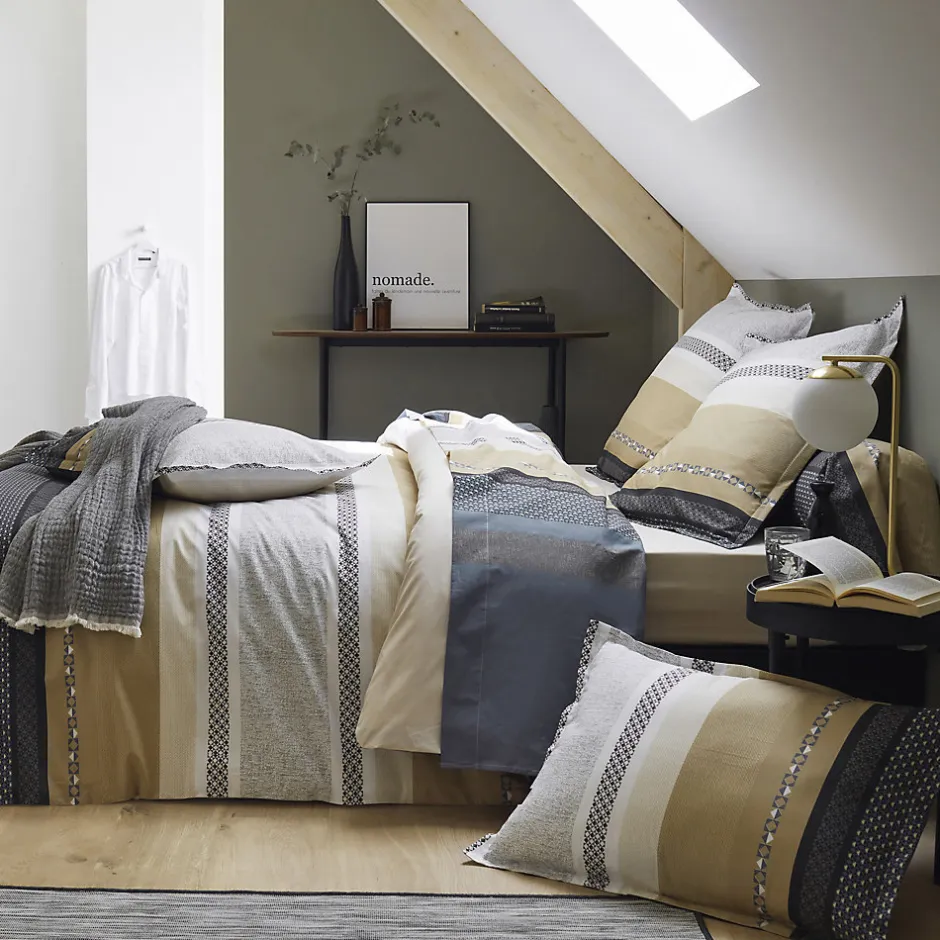 Tradilinge Parure de couette Marlow (240x220 cm - Beige)