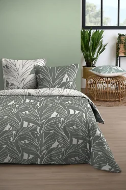 Eden Parure de Drap + 2 taies d'oreiller Collection Calloume