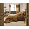 L'Effet Papillon Parure de draps 4 pièces & 5 pièces "Gaïa" Gaze de Coton - Gaïa Camel - Parure de draps 5 pièces (1 Drap plat 270 x 300 + 1 Drap h Discount