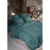 L'Effet Papillon Parure de draps 4 pièces & 5 pièces "Gaïa" Gaze de Coton - Gaïa Canard - Parure de draps 5 pièces (1 Drap plat 240 x 300 + 1 Drap Hot