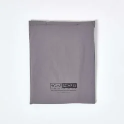 Homescapes Parure de lit 100% coton égyptien 200 fils gris foncé, 240x220cm - Best