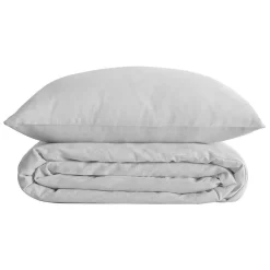 Atmosphera Créateur D'Intérieur Parure de lit - percale - blanc - 260x240 cm - Atmosphera