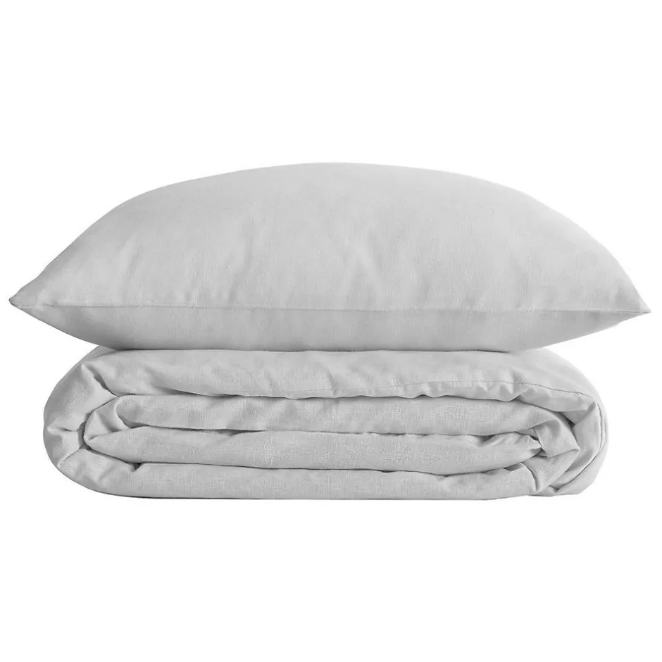 Atmosphera Créateur D'Intérieur Parure de lit - percale - blanc - 260x240 cm - Atmosphera